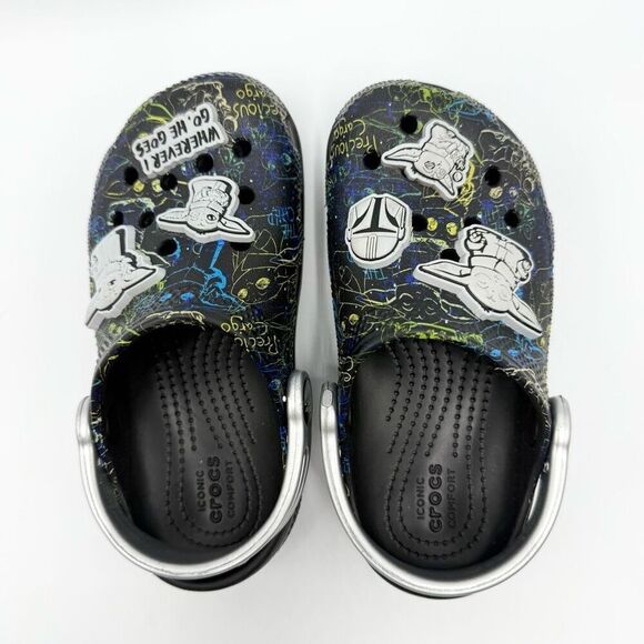 Crocs The Mandalorian The Child Classic Sandals - Kids C10 - Picture 4 of 10